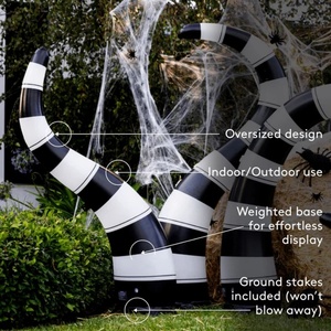 Serpiente Inflable de PVC para Jardín de Halloween, 45, 55, 64 Pulgadas, Paquete de 3, para Decoraciones de Jardín en Navidad, Halloween y Fiestas al Aire Libre - Product Image 4