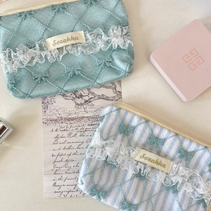 Small Floral Lace Coin Purse Portable <b>Storage</b> <b>Bag</b> for Coins Keys and Sundries Cosmetic <b>Bag</b> - Product Image 3