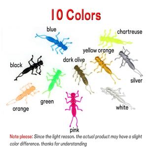 Leurre de pêche souple Stonefly <span class=keywords><strong>Nymphe</strong></span> <span class=keywords><strong>pour</strong></span> la truite Bluegill Perch Creek Appât <span class=keywords><strong>pour</strong></span> Crappie Stripper Trout Fly Tying Material - Product Image 6