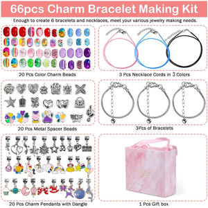 Qiao OEM/ODM صنع عدة أساور سحر قلادة سلسلة صنع الاكسسوارات - Product Image 2