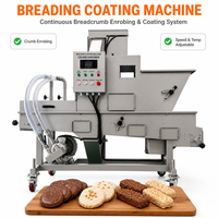 Machine de panure automatique complète pour ligne de production de panure d'aliments surgelés dans une usine de transformation alimentaire