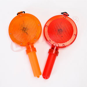 Fabrika fiyat kırmızı Amber LED yol yapımı trafik uyarı ışığı el - Product Image 1