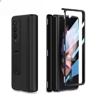 Bisagra de película de carcasa de soporte de cuero absorbente magnético todo incluido para Samsung Zfold4 funda de teléfono móvil de pantalla plegable <span class=keywords><strong>Zfold3</strong></span> - Product Image 1