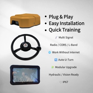 Nouveau Navigateur GPS Robuste IP67 pour Tracteur, Direction Automatique <span class=keywords><strong>Agricole</strong></span> RTK, Haute Précision 8mm, Compatible 12V/24V, Modèle d'Exportation - Product Image 2