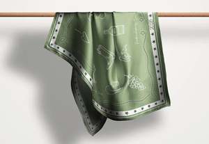 Bandana Personalizzata per Matrimonio 'Per Papà nel <span class=keywords><strong>Mio</strong></span> Matrimonio' in Blu Navy - Product Image 2