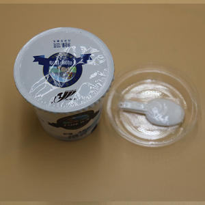 120g pot de <span class=keywords><strong>yourt</strong></span> taza vacía con tapa a prueba de manipulaciones IML yogur paquete PP contenedor plástico yogur taza - Product Image 4