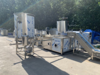 Friteuse pour aliments soufflés, pour pommes de terre douces, frites, noix, pois, avec système de décharge automatique