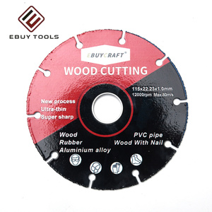 Lame de scie diamantée segmentée ultra-mince brasée sous <span class=keywords><strong>vide</strong></span> 115x1.0x22.23mm, directement de l'usine, pour le bois, l'aluminium, le caoutchouc et les tuyaux en PVC - Product Image 1
