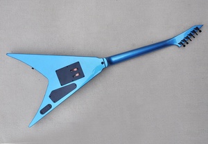 Flyoung 金属蓝色飞V形电吉他 6弦弦乐器 左手吉他 - Product Image 6