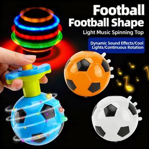 Juguete de Fútbol Electrónico para Niños, Popular Juguete de Plástico con Luces LED, Luces y Música, Juguete Giratorio de Fútbol - Product Image 1
