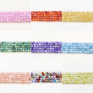 JD GEMS Grosir Batu Alam Zirkon Bersegi 2mm 3mm 4mm Manik-Manik Kecil Berkualitas Tinggi Perlengkapan Pembuatan Perhiasan Batu Energi - Product Image 3