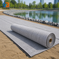 Couverture imperméable en bentonite, haute résistance à la traction, durable, longue durée de vie, anti-vieillissement, pour utilisation dans les canaux d'irrigation