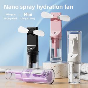 Original Brand New Portable Misting <b>Moisturizing</b> <b>Spray</b> Fan USB-Charged Lithium Battery Ultra-Quiet 36 DBA 6-8H Working Time - Product Image 2