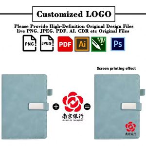 <b>A5</b> PU Leather Notebook 160 Page Hardcover <b>Diary</b> Magnetic Closure Water-Resistant Ruled Pages Mini Calendar Weekly View Students - Product Image 2