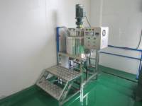 Tanque de Mezcla de Acero Inoxidable con Calefacción y Homogeneizador Inferior de 500L-5000L para Detergentes Líquidos de Alta Viscosidad