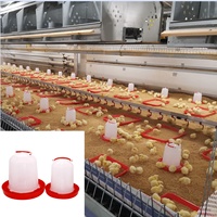Abreuvoir automatique portable pour volailles, en PP, débit de 1,5 à 2,5 L/min, pour l'élevage de poulets de chair, neuf