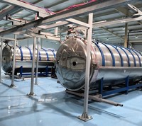 220V/400V Motor Vriesdroogapparatuur SUS316L Vacuüm Elektrische Verwarmingsmachine voor Voedselverwerking Automatisch 1 Jaar Garantie