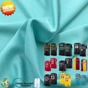 China factory high quality sports wear knitted printed mesh fabric