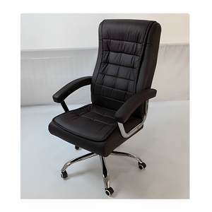 Kursi Kantor Kulit Modern Fungsional Ergonomis untuk Eksekutif, Dijual - Product Image 1