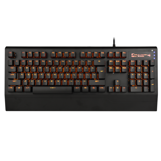 Preferred Series K865 Wireless Mechanical Keyboard for Laptop Game Office Ergonomic Multimedia Red Axis Tkl English 104 Keys