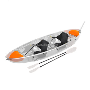 Kayak à fond transparent à bas prix d'usine, auvent double simple à 2 places, multi-taille pour vélo aquatique, verre de <span class=keywords><strong>bateau</strong></span>, mer - Product Image 4