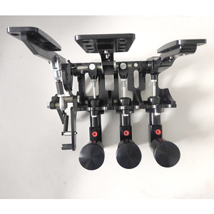 Nouveau style <span class=keywords><strong>Kit</strong></span> de boîtier de pédale de frein en aluminium monté au sol à 3 pédales avec pompe de maître-cylindre de frein de course et embrayage hydraulique à biais modifié - Product Image 3