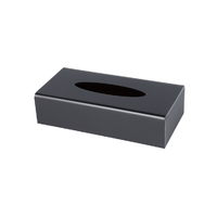 Kit d'accessoires pour chambre d'hôtel EASTON, fournitures en gros, boîte à mouchoirs carrée en acier inoxydable personnalisée, emballage en carton