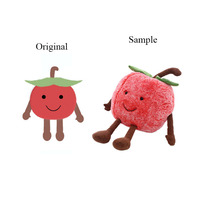Peluche personnalisée fruits jouets mangue peluche vente en gros usine animaux doux Souvenirs peluche dessin animé poupée