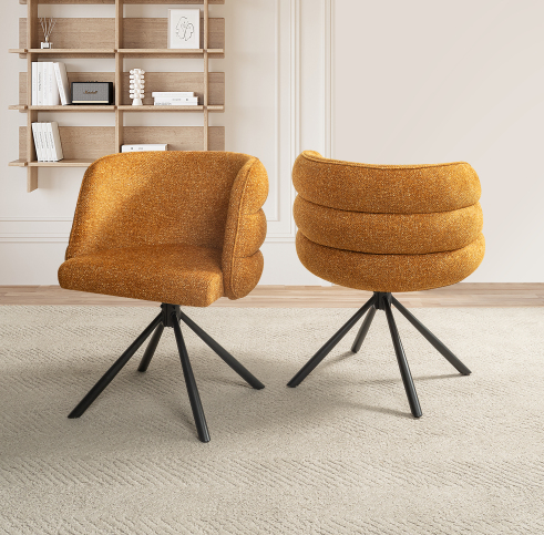 Orange + Chenille + Metal