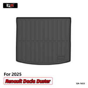 Tapis de coffre arrière en TPE à bords surélevés pour <span class=keywords><strong>Dacia</strong></span> Duster 2025, sur mesure, lavable, facile à nettoyer, ensemble de tapis auto - Product Image 1
