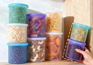 Lonchera Bento de 3 Compartimentos, Diseño Personalizado, 800 ml, Libre de BPA, Ecológica, Apta para Alimentos, Apta para Lavavajillas, Microondas y Congelador, de Silicona - Product Image 4