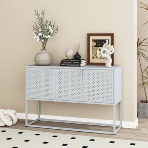 Meuble <span class=keywords><strong>de</strong></span> salon moderne, armoire en acier, console, <span class=keywords><strong>buffet</strong></span> avec 3 portes, armoire <span class=keywords><strong>de</strong></span> rangement en métal pour chambre à coucher, <span class=keywords><strong>salle</strong></span> à <span class=keywords><strong>manger</strong></span> - Product Image 3