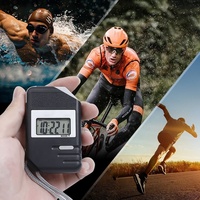 Chronomètre numérique électronique portable en plastique, petit, pour la course, avec logo personnalisé, prix abordable, original, facile à transporter, idéal comme cadeau