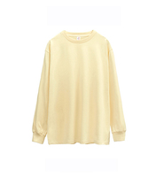 Topkwaliteit 250g Longsleeve Oversize T-shirt Zwaargewicht Katoenen Tee Groothandel Streetwear Langarm T-shirt voor Heren