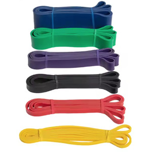 कारखाने की आपूर्ति टी लेटेक्स लंबे पुल प्रतिरोध बैंड-उच्च लोचदार व्यायाम जिम कसरत बैंड सेट 5lb-240lb - Product Image 5