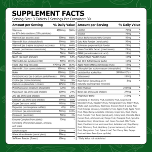 Private Label Kind Vegan Multivitamins Tablets with Riboflavin Energy Brain Health Bone Strength Muscle Function Tablets - Product Image 2