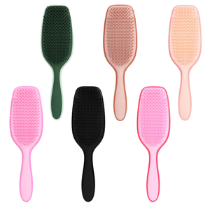 Pettine Massaggiante per Capelli con Logo Personalizzato all'Ingrosso Spazzola Districante per Capelli Bagnati e Asciutti per Uso Domestico e in Salone - Product Image 1