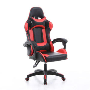 <span class=keywords><strong>Chaise</strong></span> de jeu de bureau ergonomique pivotante en cuir Pu de haute qualité avec repose-pieds - Product Image 4