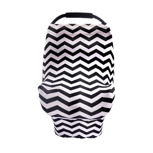 Multi-uso clásico negro de algodón blanco de asiento de coche de bebé lactancia materna enfermería - Product Image 4