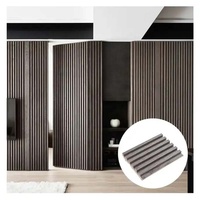 Porte intérieure invisible sans cadre SJUMBO, design moderne à grille affleurante, placage MDF imitation bois