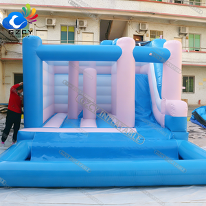 Château gonflable avec <span class=keywords><strong>piscine</strong></span> et toboggan, parc aquatique gonflable avec souffleur pour la <span class=keywords><strong>location</strong></span> - Product Image 5