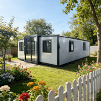 Logement portable extensible de type conteneur, maison préfabriquée pliable, personnalisation intérieure possible