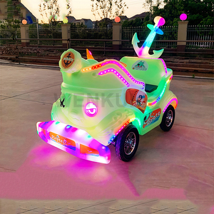 Auto Scontro Luminose a LED con Telecomando e Anello Paraurti in Vendita, Veicoli Popolari per Bambini per Resort e Hotel - Product Image 5