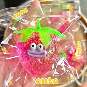 High Quality TPR Big Mouth Strawberry Decompression Sensory <b>Squeeze</b> Toy Stress Relief Gift for Kids Boys and Girls - Product Image 1