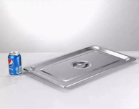 Bac de service alimentaire en acier inoxydable 201, écologique, haute efficacité, 1/1 GN, équipement de cuisine commerciale pour la restauration