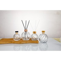 Bouteille diffuseur en verre dégradé ambre ou transparent 60 ml, fond épais, bouteilles en verre vides, catégorie de produit : bouteille en verre
