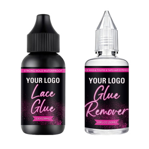 Kit adhésif pour dentelle résistant à la transpiration avec logo personnalisé pour un usage quotidien et des fêtes, <span class=keywords><strong>colle</strong></span> pour perruque en dentelle frontale à tenue forte et imperméable, et ensemble de dissolvant - Product Image 4