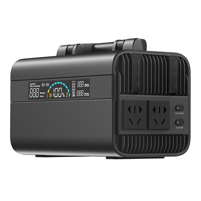 2022 Top Seller Portable Solar Power Bank 300W/500W/600W/1000W/200W Outdoor Car Power Source MPPT Controller External Battery