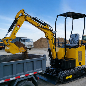 Mini Escavatore TOBETER CE EPA da 0,95 Tonnellate, Escavatore Idraulico Usato per Fattoria con Motore TOBETER, Mini Escavatore Cingolato con Benna - Product Image 4