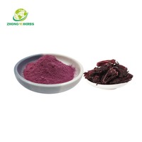 Zhongyiherbs Poudre instantanée d'hibiscus en vrac Poudre d'hibiscus séchée